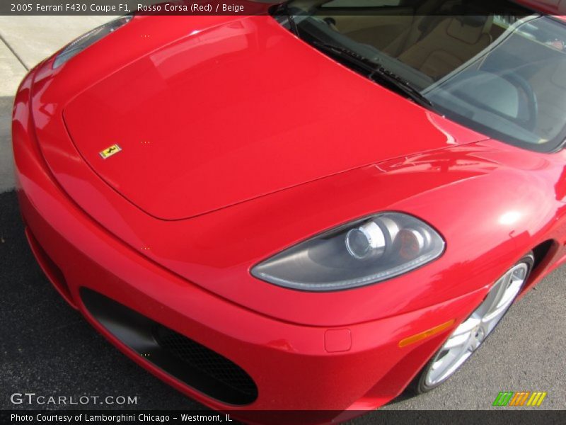 Rosso Corsa (Red) / Beige 2005 Ferrari F430 Coupe F1