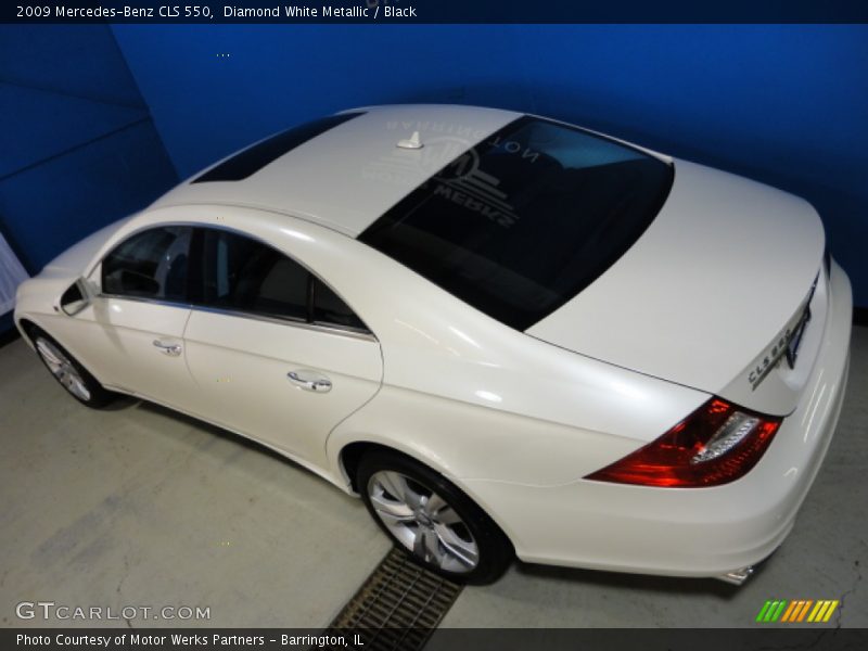 Diamond White Metallic / Black 2009 Mercedes-Benz CLS 550