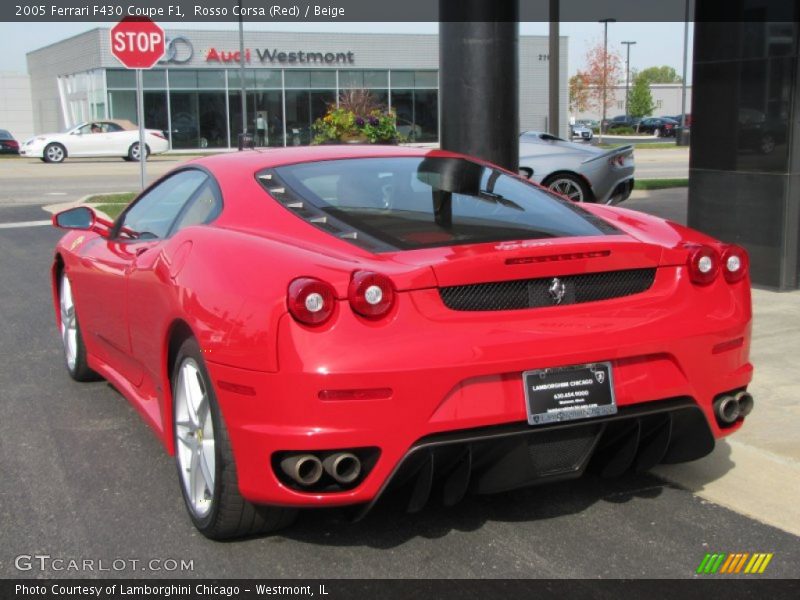 Rosso Corsa (Red) / Beige 2005 Ferrari F430 Coupe F1