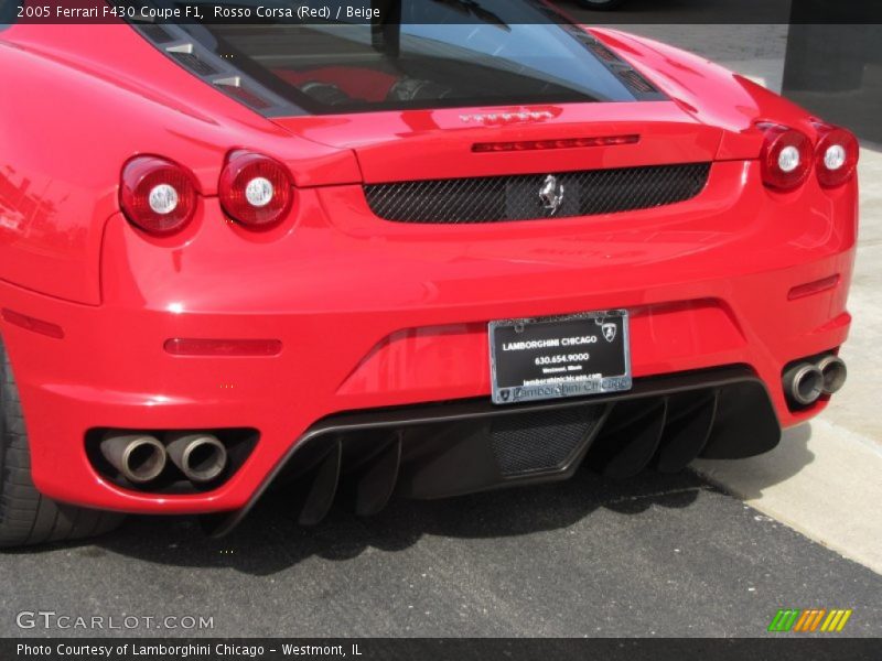 Rosso Corsa (Red) / Beige 2005 Ferrari F430 Coupe F1