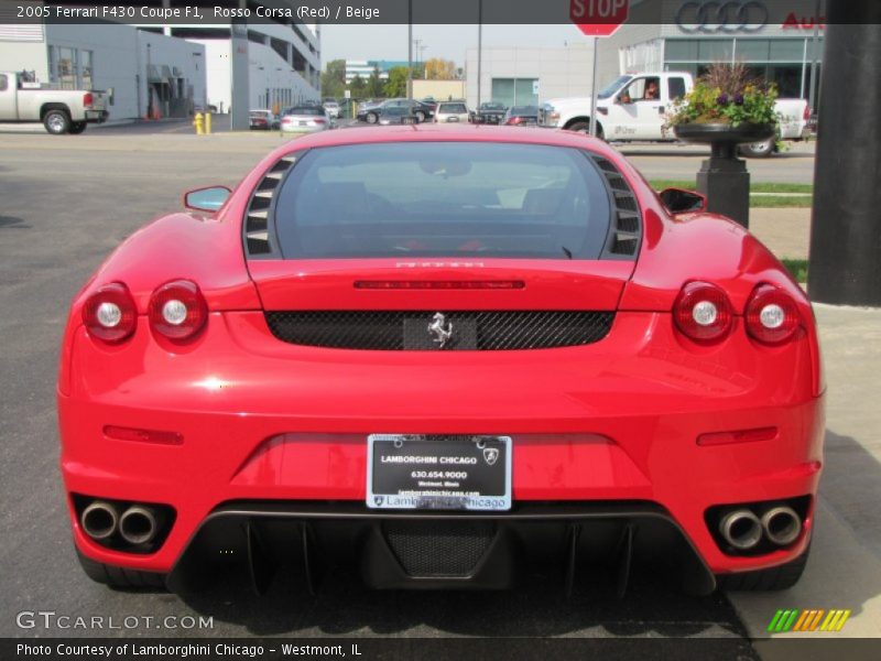 Rosso Corsa (Red) / Beige 2005 Ferrari F430 Coupe F1