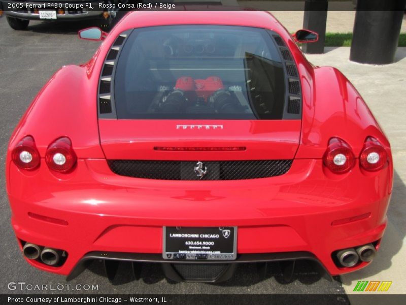 Rosso Corsa (Red) / Beige 2005 Ferrari F430 Coupe F1