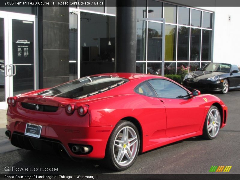 Rosso Corsa (Red) / Beige 2005 Ferrari F430 Coupe F1