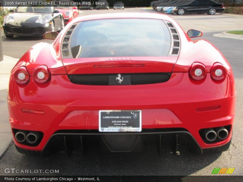 Rosso Corsa (Red) / Beige 2005 Ferrari F430 Coupe F1