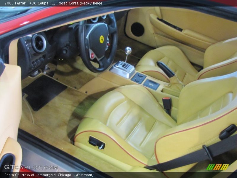  2005 F430 Coupe F1 Beige Interior