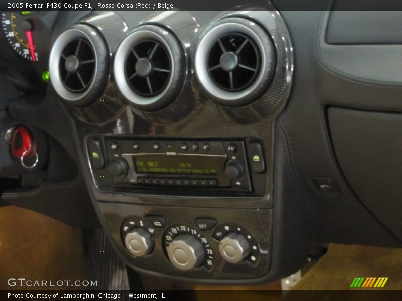 Controls of 2005 F430 Coupe F1