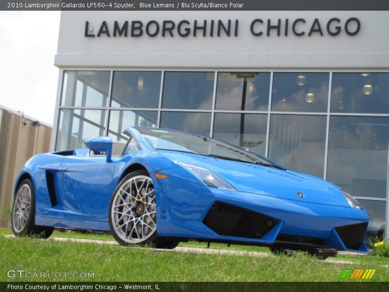 Blue Lemans / Blu Scylla/Bianco Polar 2010 Lamborghini Gallardo LP560-4 Spyder