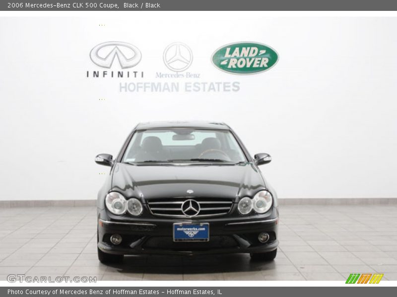 Black / Black 2006 Mercedes-Benz CLK 500 Coupe