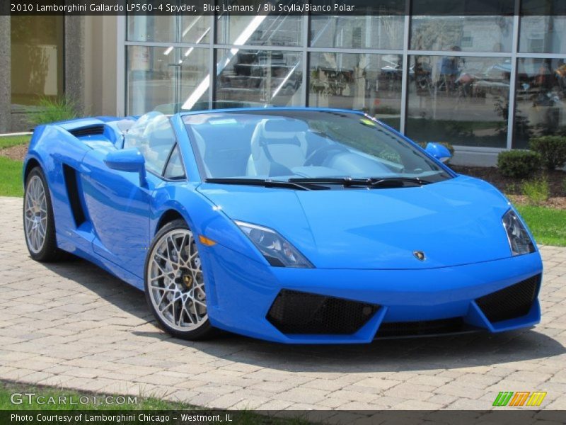 Front 3/4 View of 2010 Gallardo LP560-4 Spyder