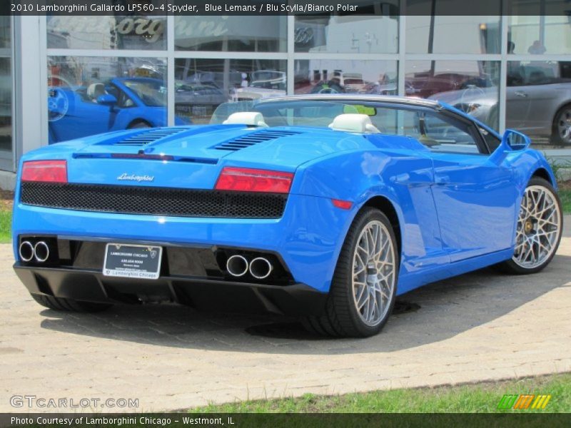 Blue Lemans / Blu Scylla/Bianco Polar 2010 Lamborghini Gallardo LP560-4 Spyder