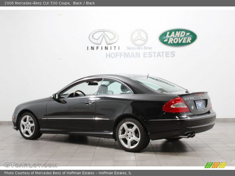 Black / Black 2006 Mercedes-Benz CLK 500 Coupe