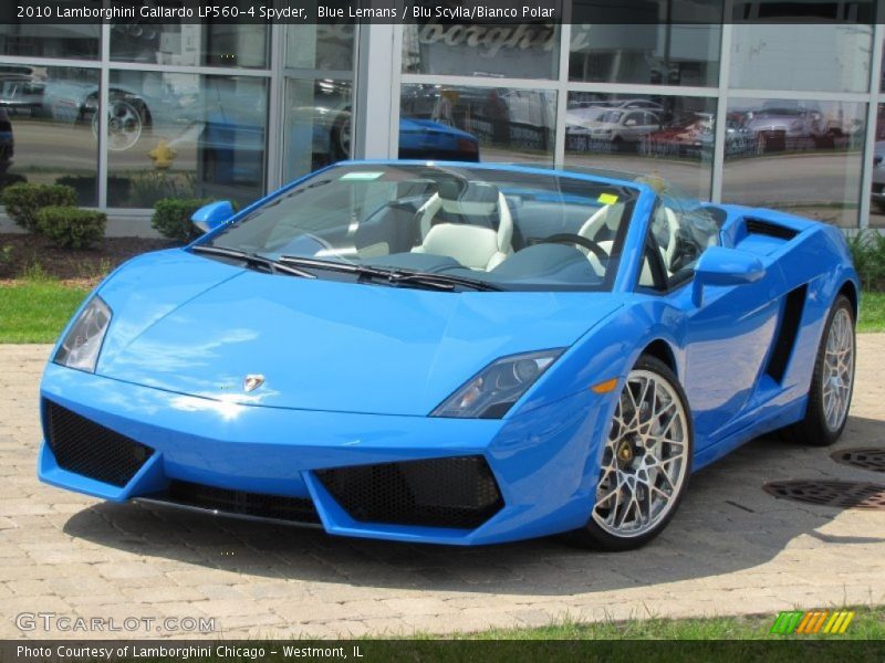  2010 Gallardo LP560-4 Spyder Blue Lemans