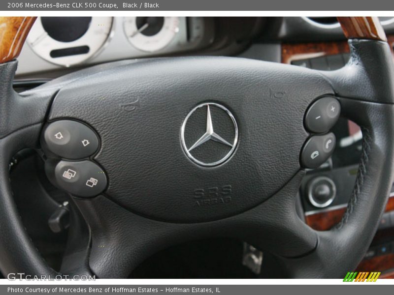 Black / Black 2006 Mercedes-Benz CLK 500 Coupe