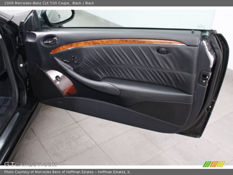 Black / Black 2006 Mercedes-Benz CLK 500 Coupe