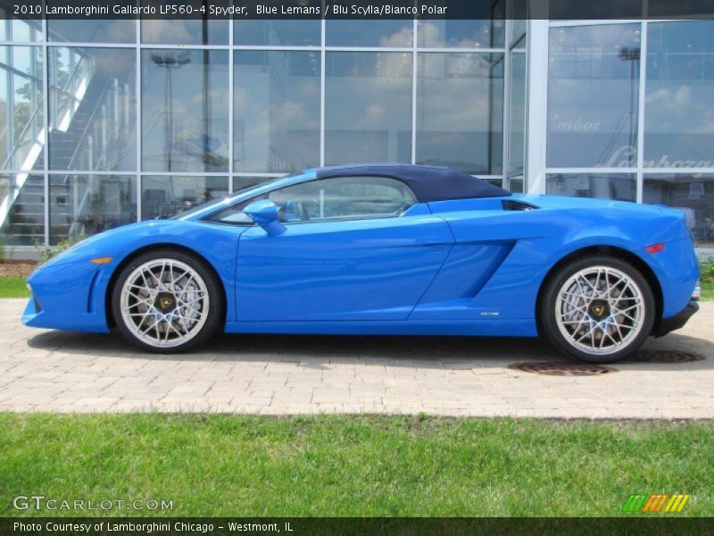  2010 Gallardo LP560-4 Spyder Blue Lemans