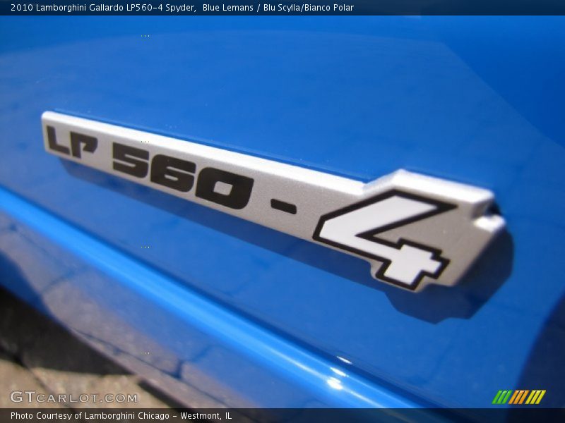 LP 560-4 badge - 2010 Lamborghini Gallardo LP560-4 Spyder