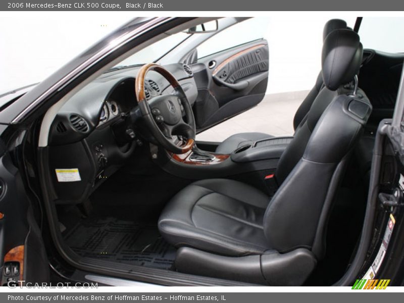  2006 CLK 500 Coupe Black Interior