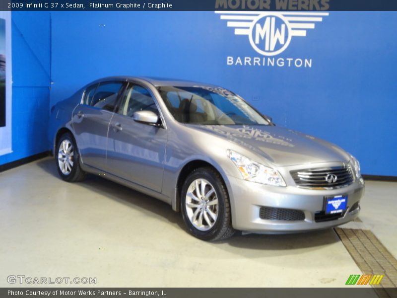 Platinum Graphite / Graphite 2009 Infiniti G 37 x Sedan