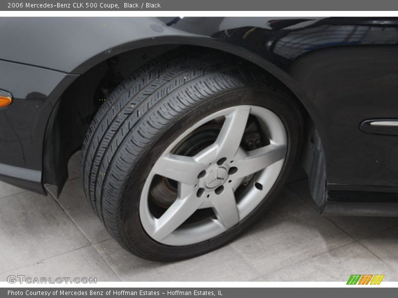 Black / Black 2006 Mercedes-Benz CLK 500 Coupe