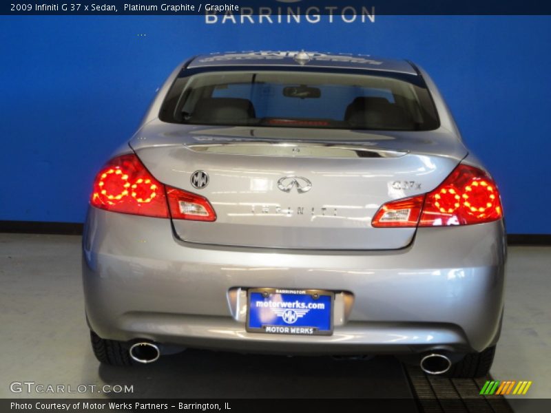 Platinum Graphite / Graphite 2009 Infiniti G 37 x Sedan