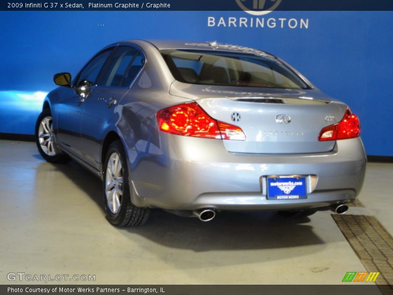 Platinum Graphite / Graphite 2009 Infiniti G 37 x Sedan