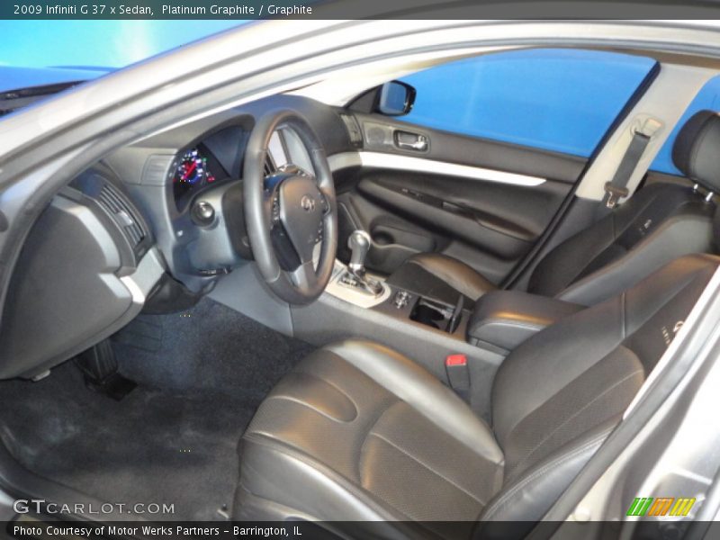 Platinum Graphite / Graphite 2009 Infiniti G 37 x Sedan