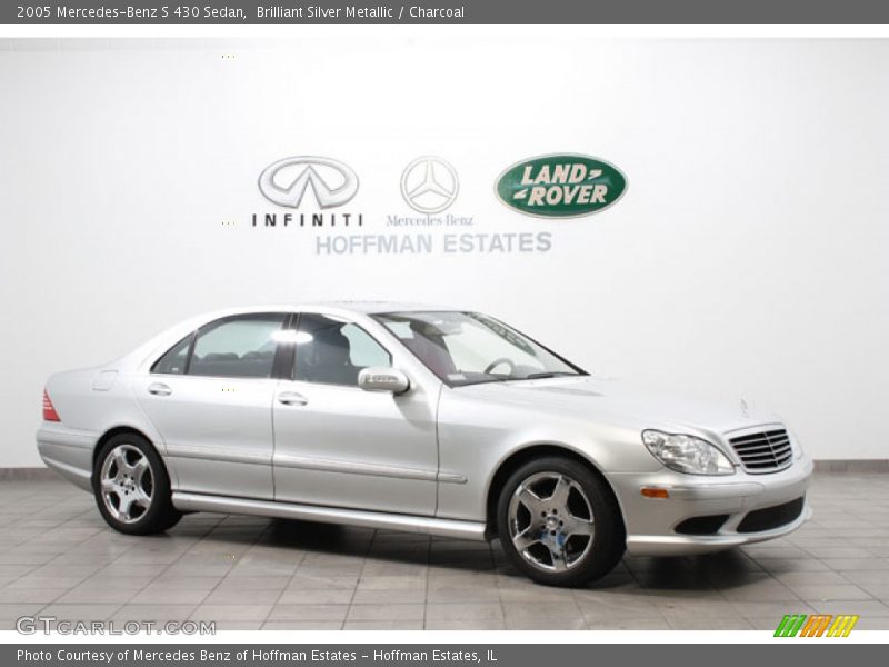 Brilliant Silver Metallic / Charcoal 2005 Mercedes-Benz S 430 Sedan