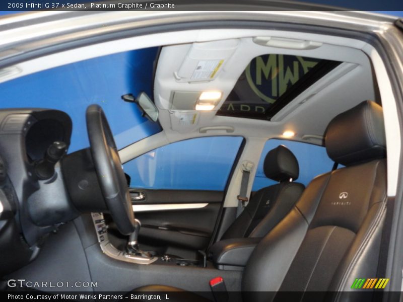Platinum Graphite / Graphite 2009 Infiniti G 37 x Sedan