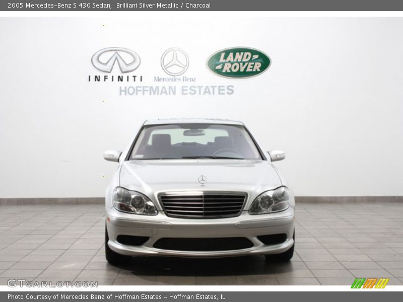 Brilliant Silver Metallic / Charcoal 2005 Mercedes-Benz S 430 Sedan
