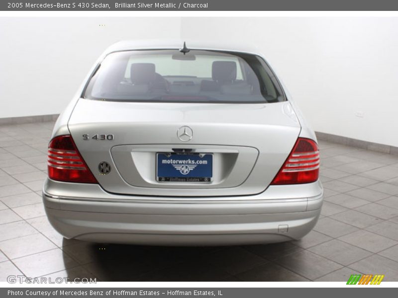 Brilliant Silver Metallic / Charcoal 2005 Mercedes-Benz S 430 Sedan
