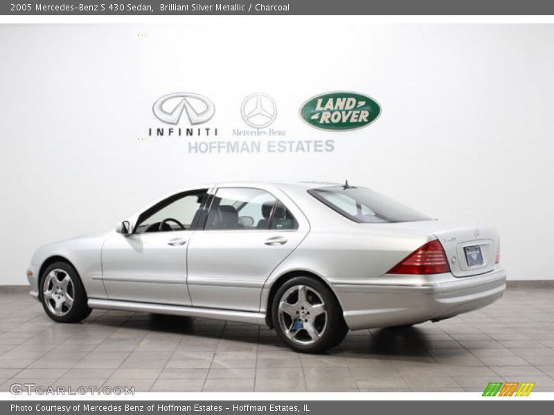 Brilliant Silver Metallic / Charcoal 2005 Mercedes-Benz S 430 Sedan