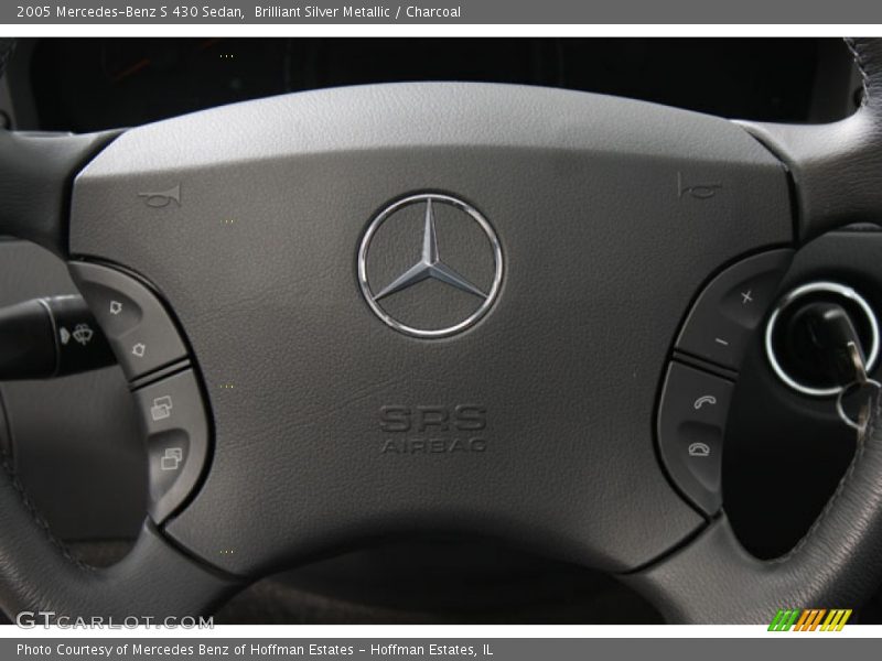 Brilliant Silver Metallic / Charcoal 2005 Mercedes-Benz S 430 Sedan