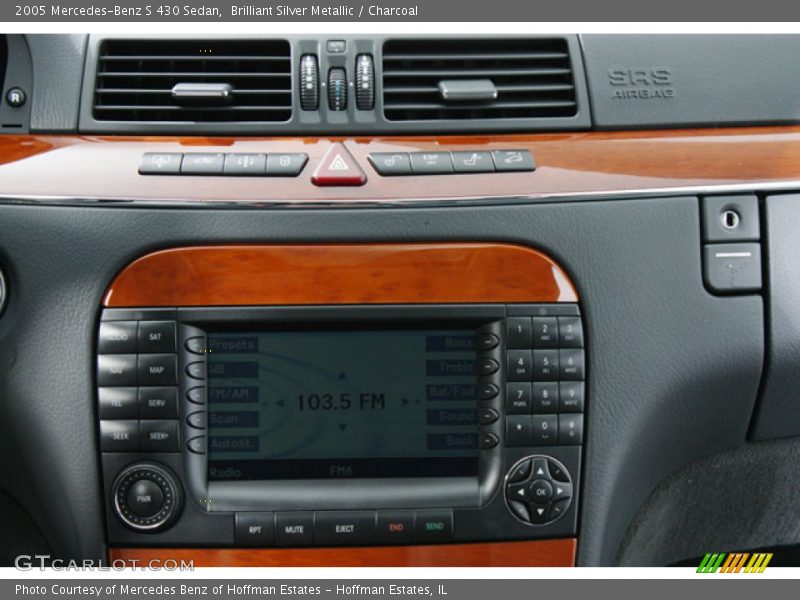 Brilliant Silver Metallic / Charcoal 2005 Mercedes-Benz S 430 Sedan