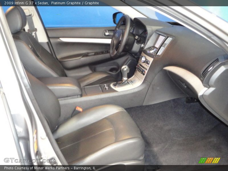 Platinum Graphite / Graphite 2009 Infiniti G 37 x Sedan