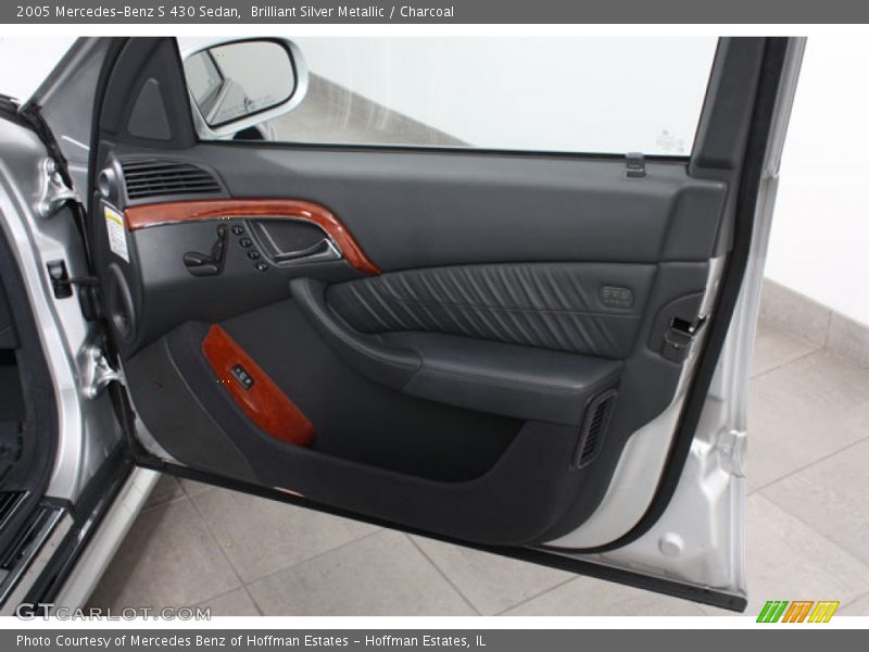 Brilliant Silver Metallic / Charcoal 2005 Mercedes-Benz S 430 Sedan