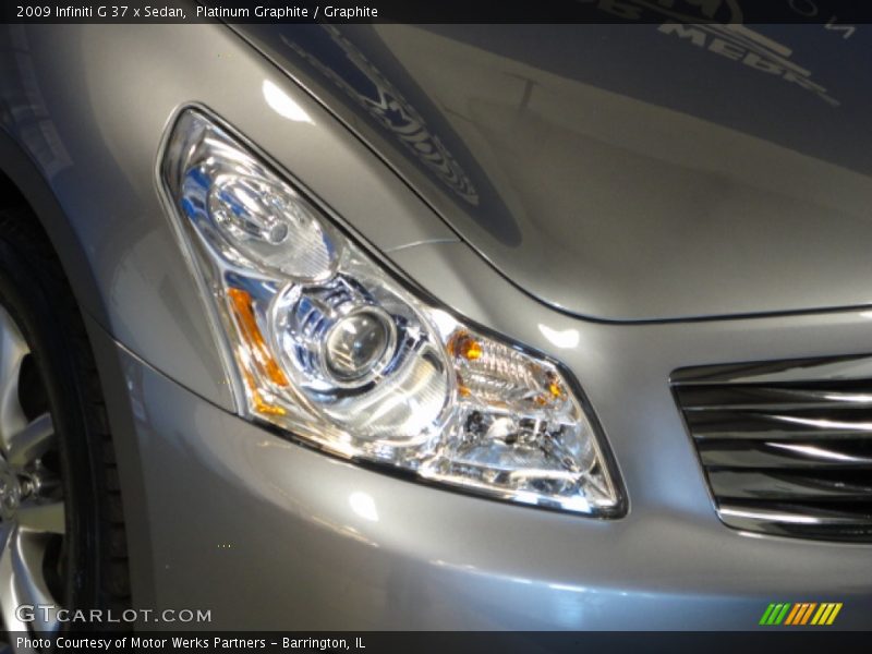 Platinum Graphite / Graphite 2009 Infiniti G 37 x Sedan
