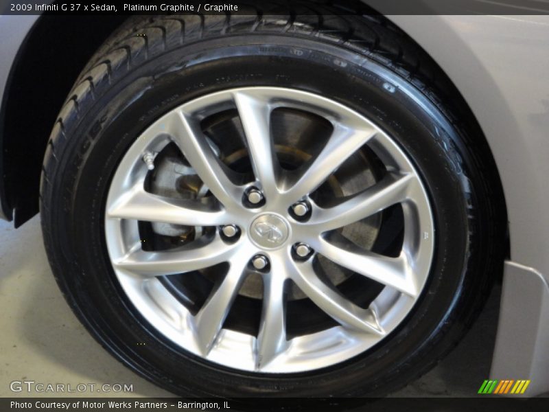 Platinum Graphite / Graphite 2009 Infiniti G 37 x Sedan