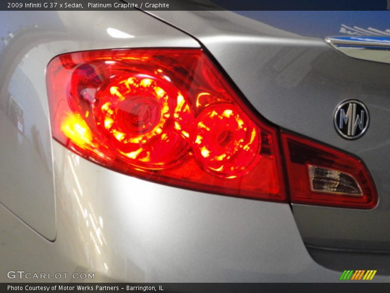 Platinum Graphite / Graphite 2009 Infiniti G 37 x Sedan