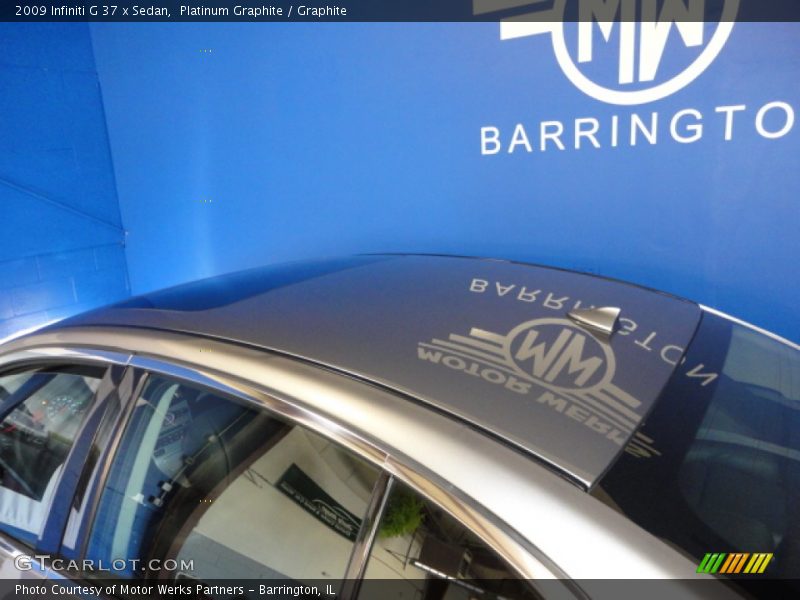 Platinum Graphite / Graphite 2009 Infiniti G 37 x Sedan