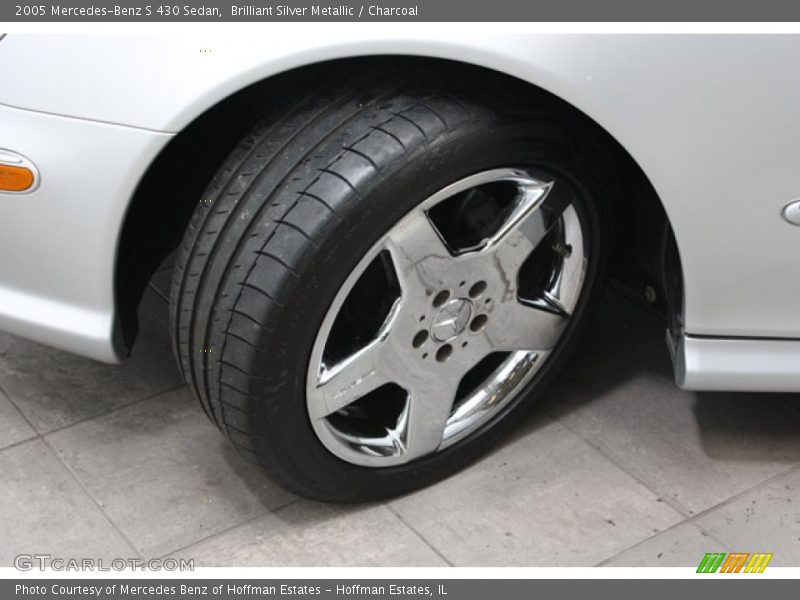 Brilliant Silver Metallic / Charcoal 2005 Mercedes-Benz S 430 Sedan
