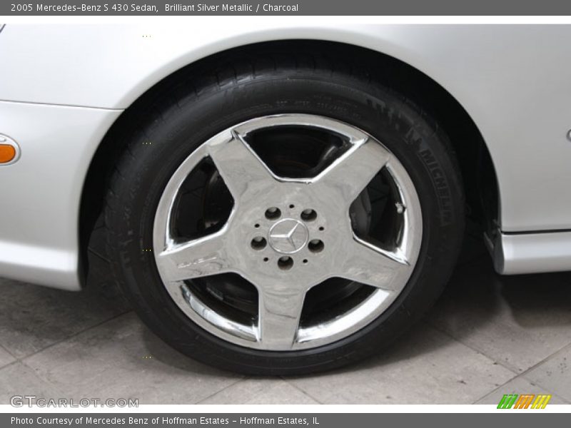 Brilliant Silver Metallic / Charcoal 2005 Mercedes-Benz S 430 Sedan