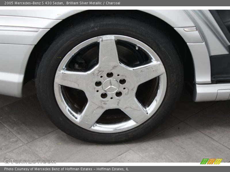 Brilliant Silver Metallic / Charcoal 2005 Mercedes-Benz S 430 Sedan