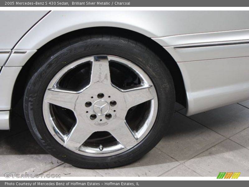Brilliant Silver Metallic / Charcoal 2005 Mercedes-Benz S 430 Sedan