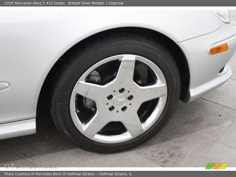 Brilliant Silver Metallic / Charcoal 2005 Mercedes-Benz S 430 Sedan