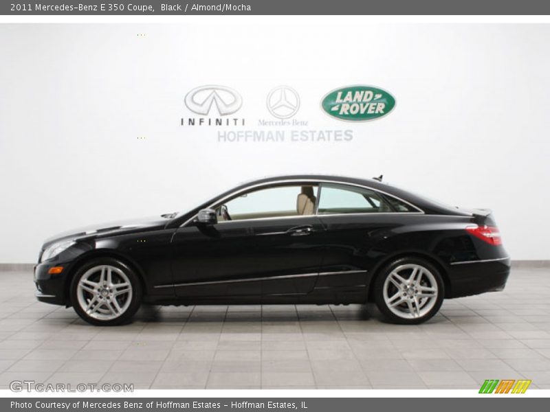 Black / Almond/Mocha 2011 Mercedes-Benz E 350 Coupe