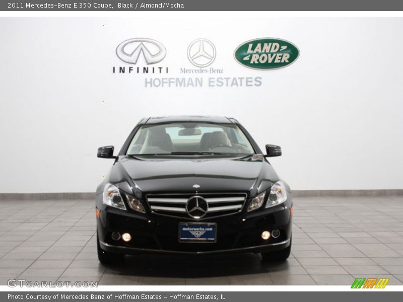 Black / Almond/Mocha 2011 Mercedes-Benz E 350 Coupe