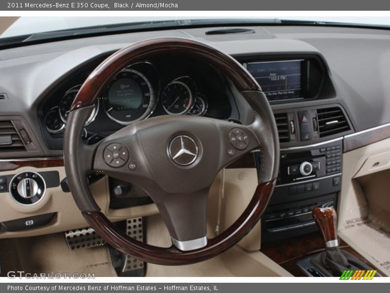 Black / Almond/Mocha 2011 Mercedes-Benz E 350 Coupe