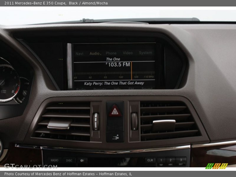 Black / Almond/Mocha 2011 Mercedes-Benz E 350 Coupe