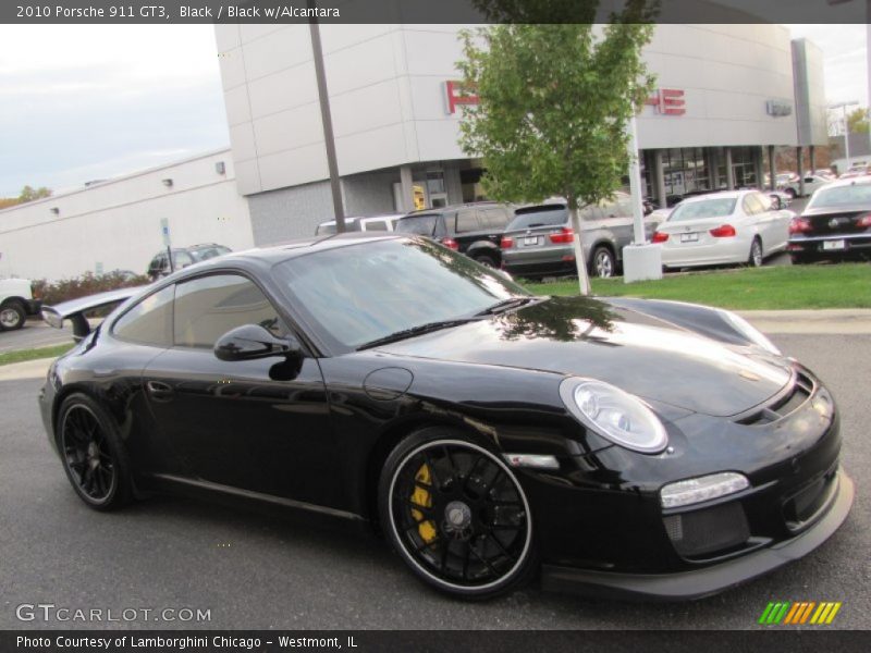 Black / Black w/Alcantara 2010 Porsche 911 GT3
