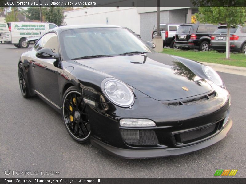 Black / Black w/Alcantara 2010 Porsche 911 GT3